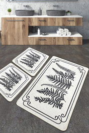 Mijölnir Juego de alfombrillas de baño Tokyo Multicolor, 3 piezas